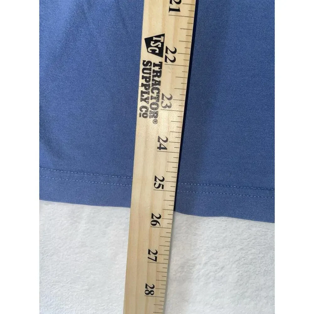 Life Is Good T Shirt M Work From Home Pants Optional S/S Dog XXL Blue Crew Neck - Picture 7 of 10